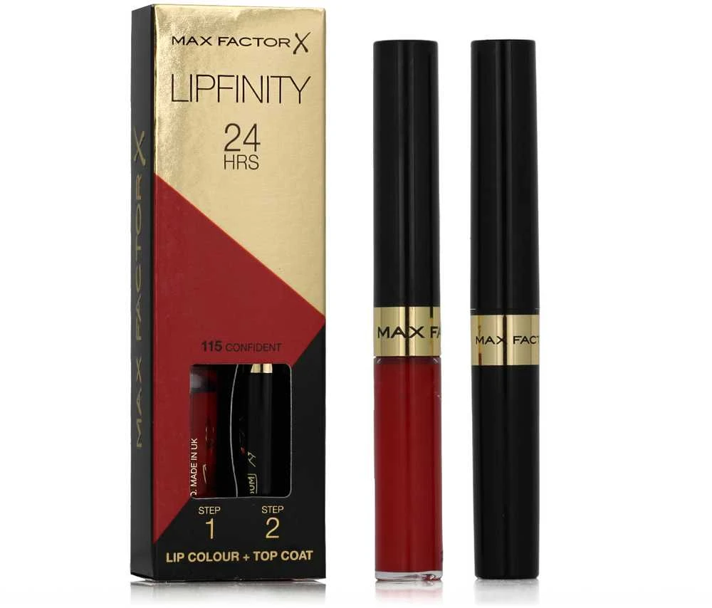 "Max Factor Lipfinity" lūpų dažai 24h 115 Confident 2ml
