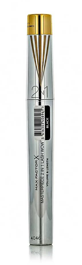 "Max Factor Masterpiece 2 in 1 Lash Wow Volume and Length 001-Juodas" blakstienų tušas 7ml