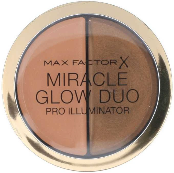 „Max Factor Miracle Glow Duo“ šviesinamoji pudra, 30 tamsių lūpų, 11 g