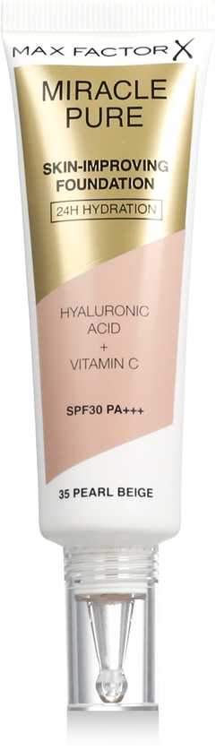 Max Factor Miracle Pure Skin-Improving Foundation Makeup moterims, 30 ml