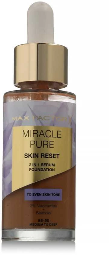 Max Factor Miracle Pure Skin Reset 2in1 serumo makiažo pagrindas
