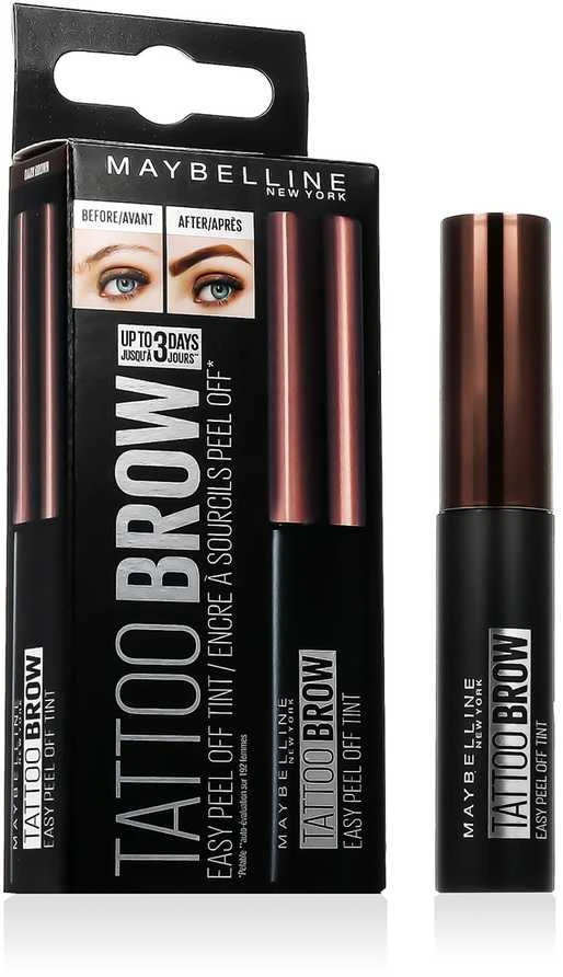 Maybelline TATTOO BROW nulupami ilgalaikiai antakių dažai (#3 Dark Brown) 5g