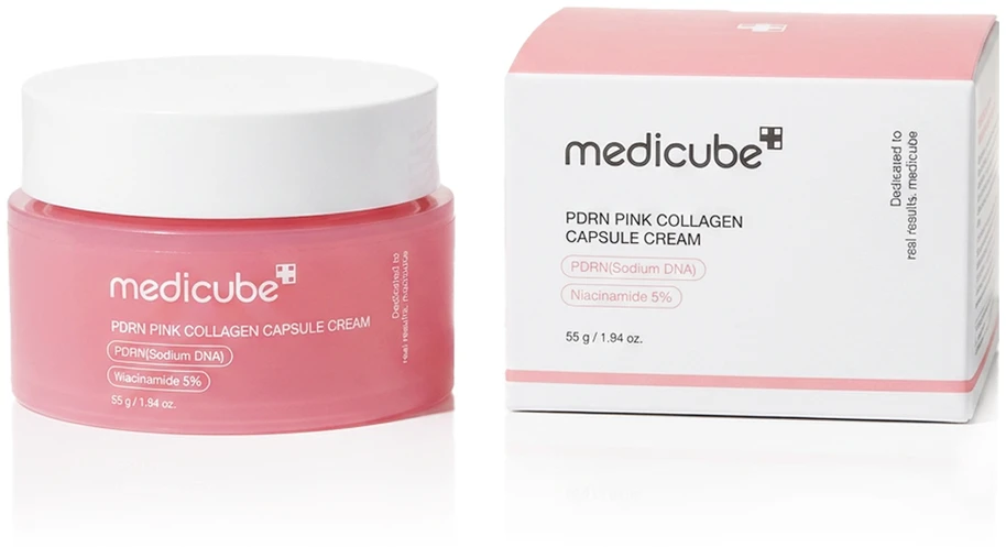 Medicube PDRN Pink Capsule Cream regeneruojantis veido kremas, 55 g
