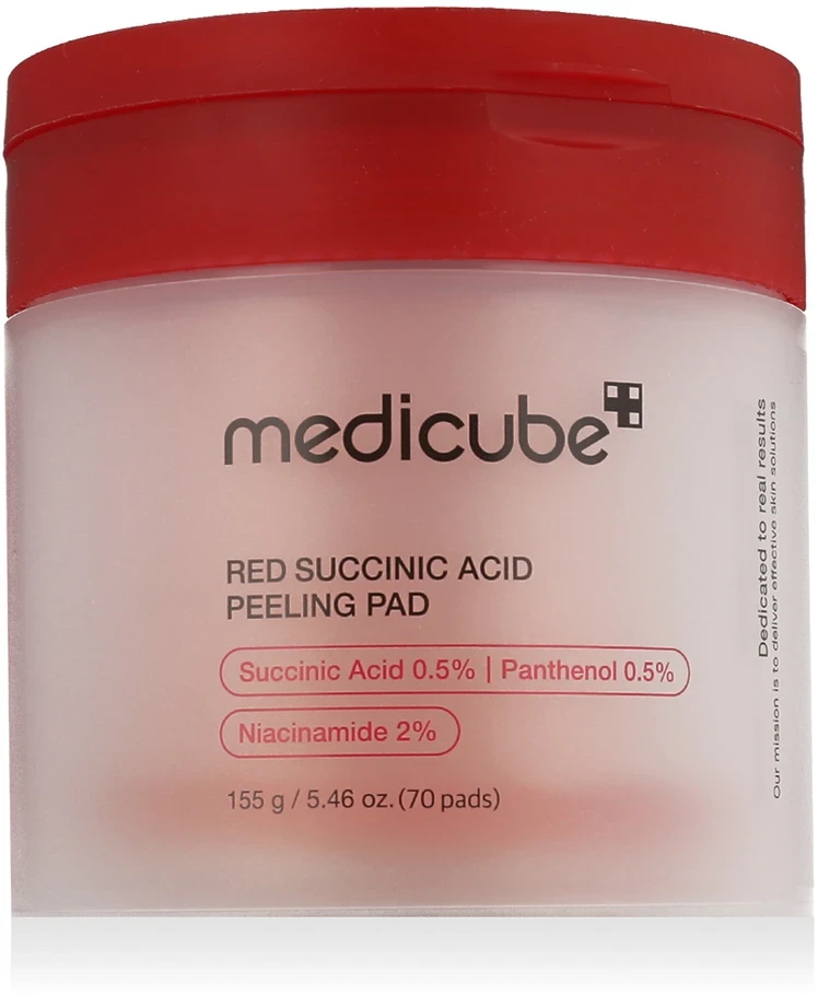 Medicube Raudona Succinic Acid Peeling Pad 70 Ud 155g
