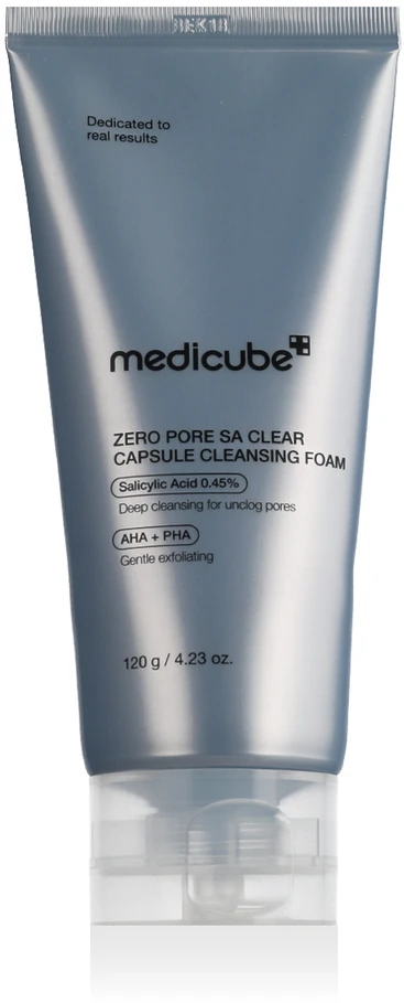 Medicube Zero Pore Veido Prausimosi Putos su Mikrokapsulėmis Egzosomų ir Rūgštimis, 120g