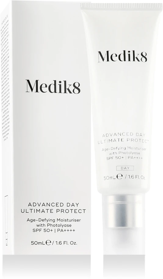 Medik8 Advanced Day Ultimate Protect SPF 50+ dieninis drėkinamasis veido kremas, 50 ml