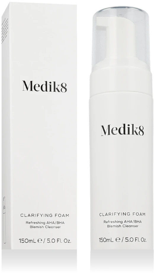 Medik8 Gaivinantis Foam Refreshing Blemish Valiklis valomosios veido putos, 150 ml