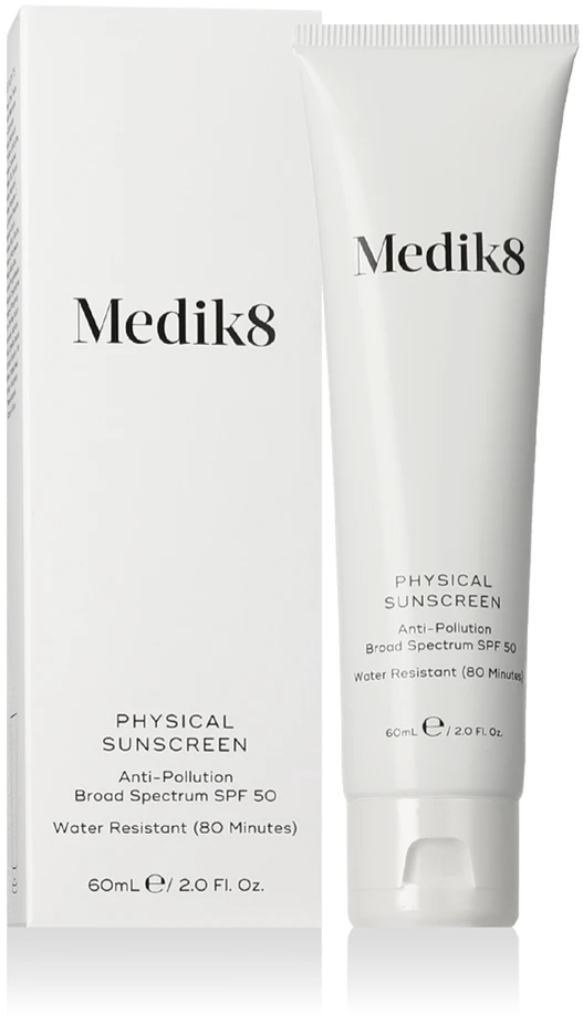 Medik8 Physical Sunscreen SPF 50 (Saulės kreminis), 60 ml