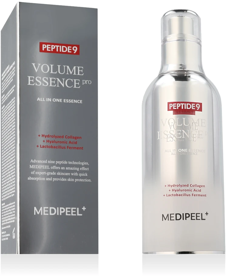 MEDIPEEL+ Peptide 9 Volume All In One Essence Pro Deguonimi praturtinta veido esencija su peptidais, 100 ml