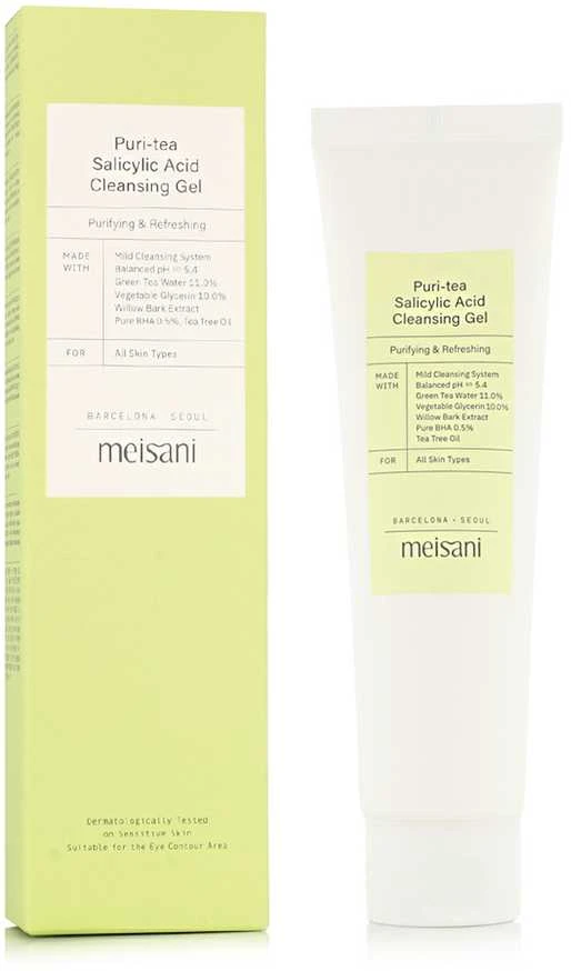 Meisani Puri-tea Salicylic Acid Cleansing Gel valomasis gelis veidui, 150 ml