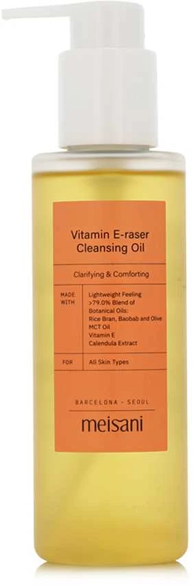 Meisani Vitamin E-raser Cleansing Oil valomasis veido aliejus, 150 ml