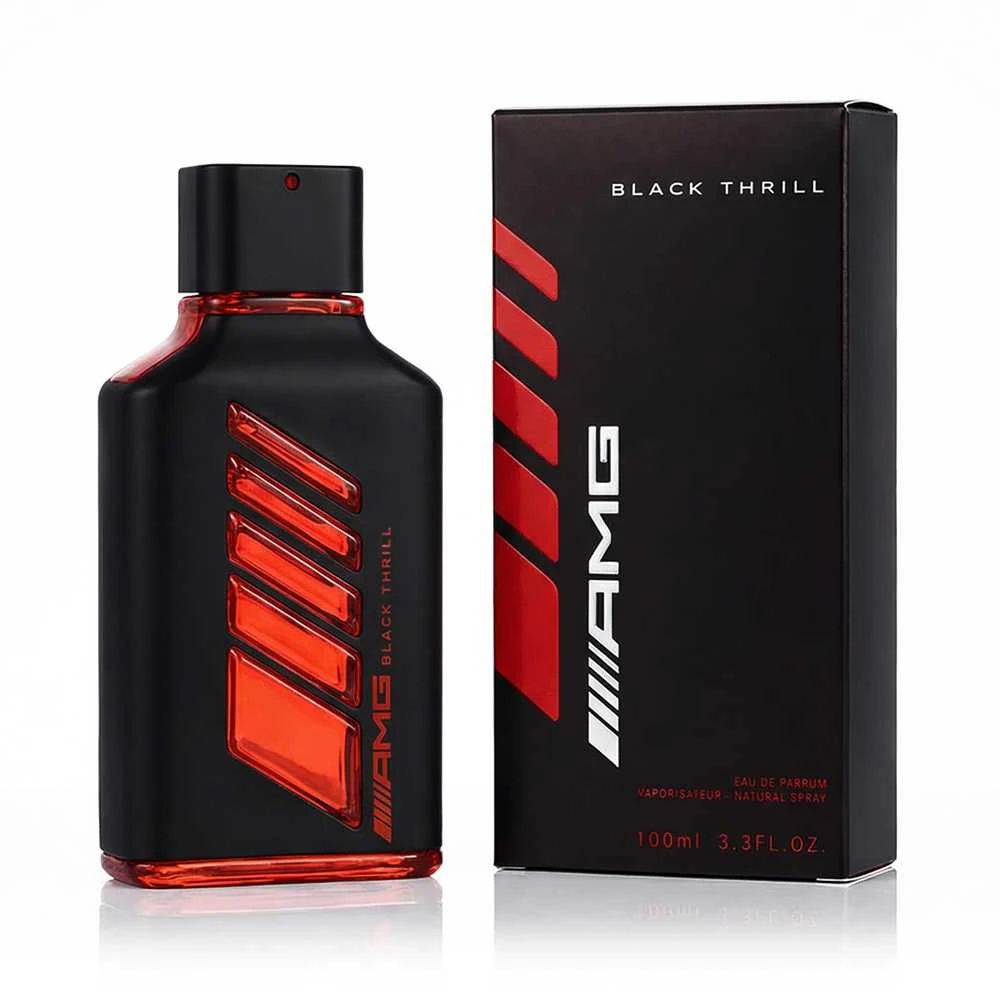 Mercedes-Benz AMG Juodas Thrill EDP parfumuotas vanduo vyrams, 100 ml