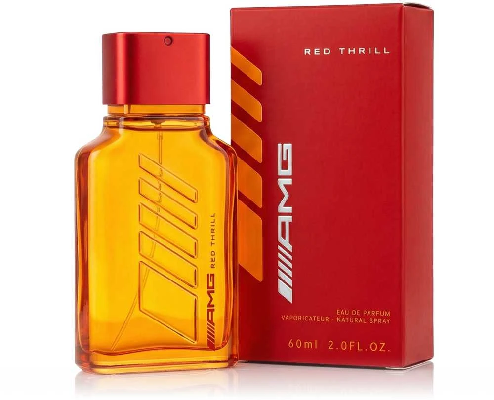 Mercedes-Benz AMG Raudona Thrill EDP parfumuotas vanduo vyrams, 60 ml