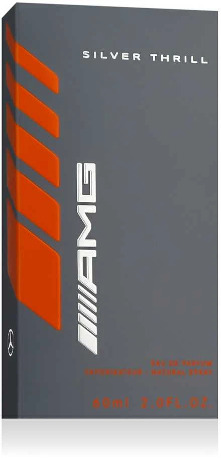 Mercedes-Benz AMG Sidabrinis Thrill EDP parfumuotas vanduo vyrams, 60 ml