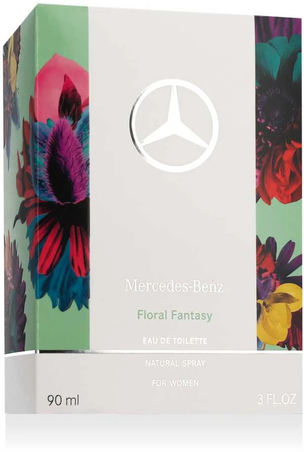 MERCEDES-BENZ FLORAL FANTASY tualetinis moterų vanduo, 90 ml