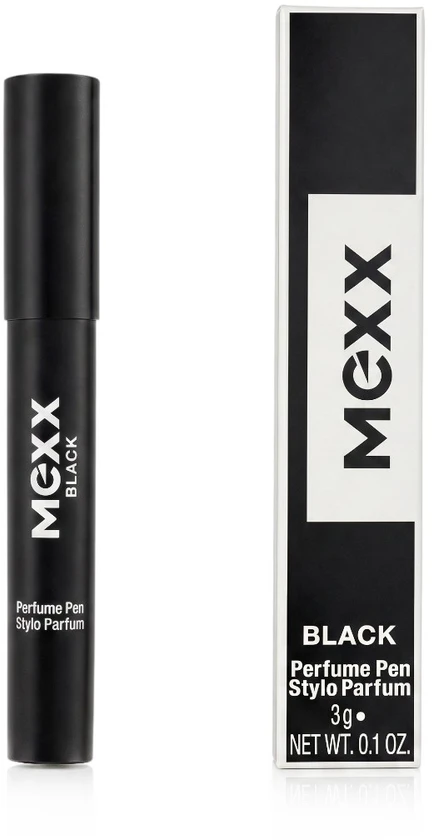 Mexx Juodas EDP parfumuotas vanduo moterims, 3 g