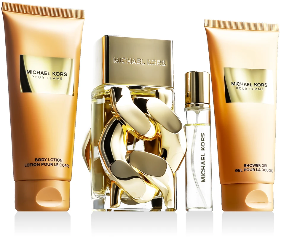 Michael Kors Pour Femme Eau De Parfum Purškiklis, 100 ml Set 4 Pieces