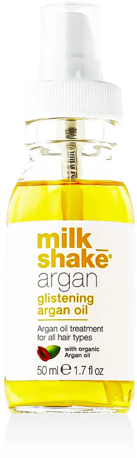 Milk Shake arganų aliejus GLISTENING ARGAN OIL, skirta visų tipų plaukams, 50ml