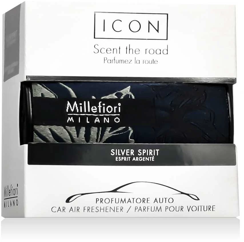 Millefiori Milano Icon Automobilinis oro gaiviklis Sidabrinis Spirit Textil Floral
