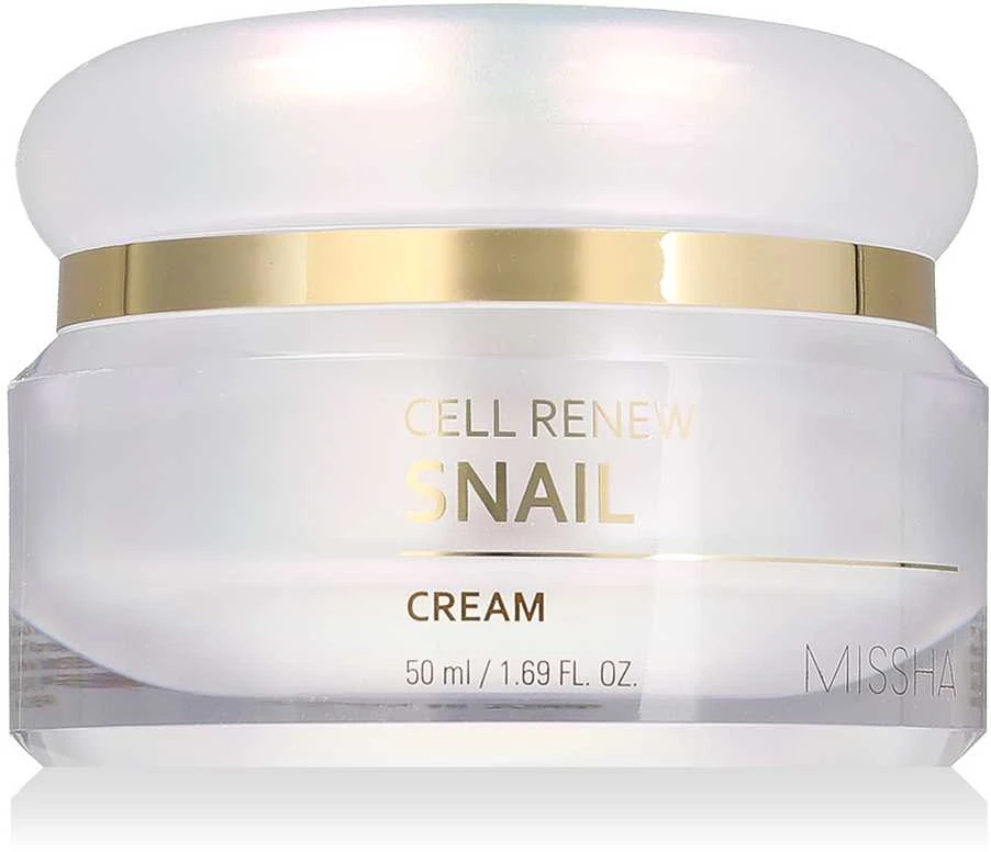 Missha Super Aqua Cell Renew Snail Kreminis regeneruojantis veido kremas, 50 ml