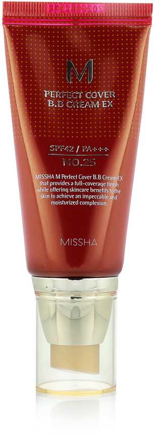 Missha M Perfect Cover BB Cream 25 Warm Beige SPF42/PA+++ BB kremas, 20 ml
