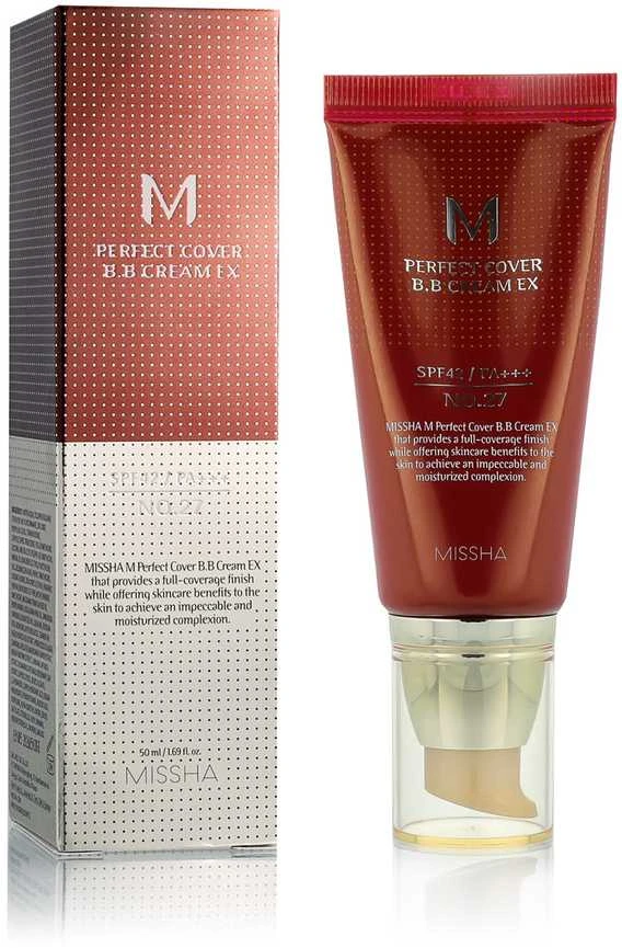 „Missha M Perfect Cover BB Kreminis EX“ makiažo pagrindas, 50 ml