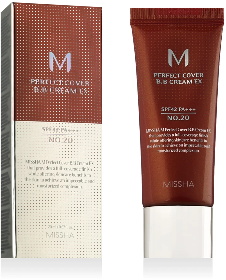 Missha BB Kreminis SPF 42 Perfect Cover (BB Kreminis Ex) 20 ml