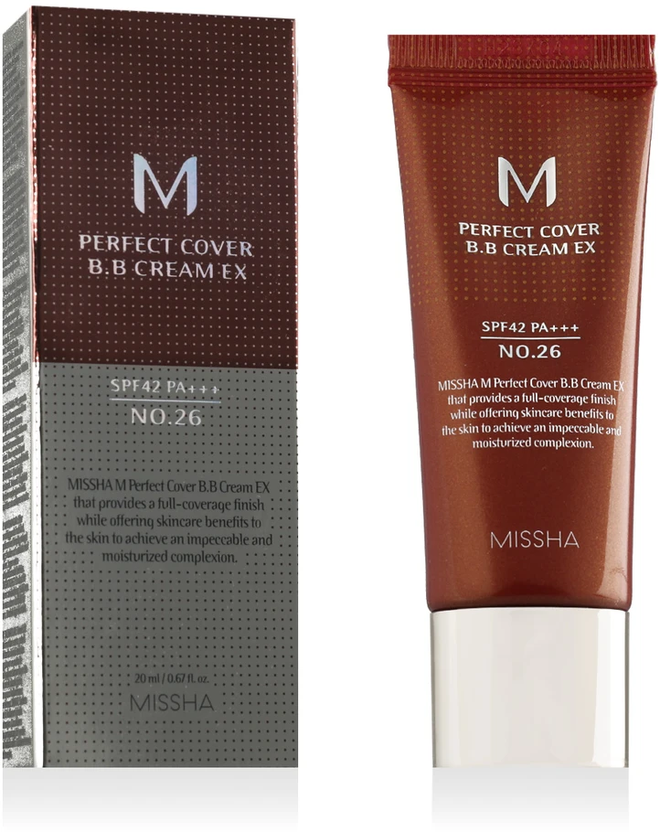 Missha BB cream SPF 42 Perfect Cover (BB kremas) 20 ml
