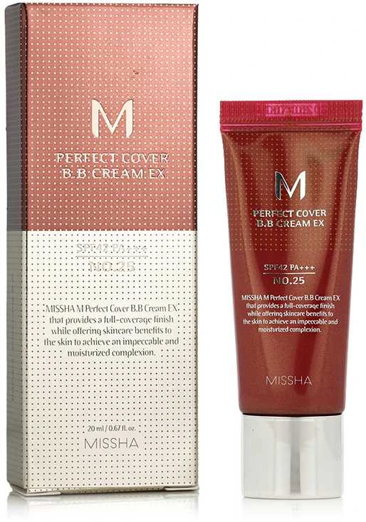 Missha Perfect Cover BB Kreminis SPF42 PA++++ No.25, 20 ml