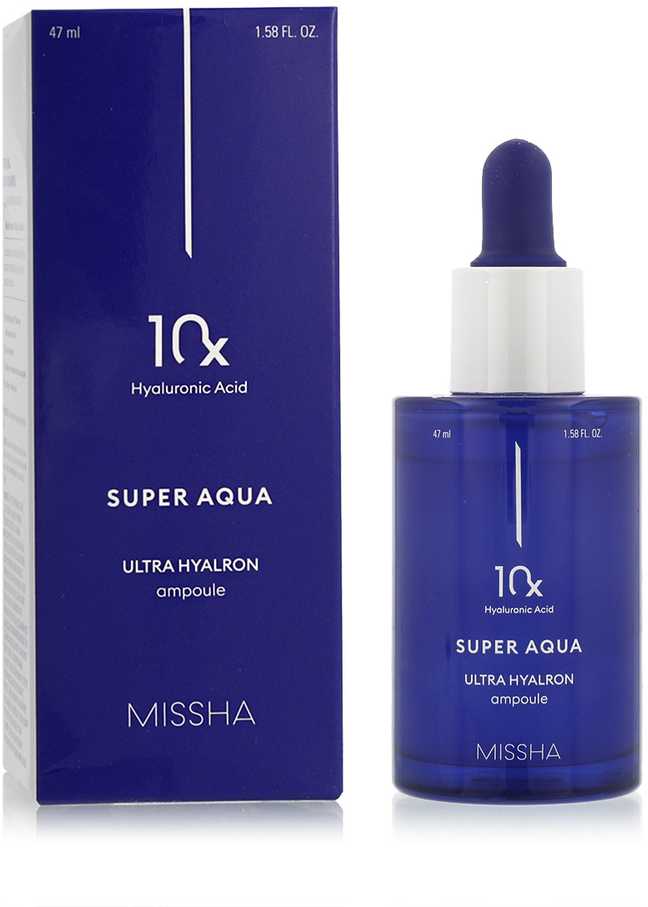Missha drėkinamasis odos serumas Super Aqua (Ultra Hyalron Ampoule) 47 ml
