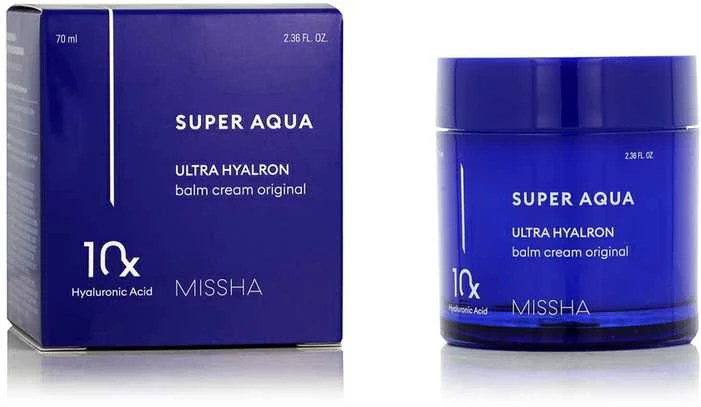 Missha drėkinamasis odos balzamas Super Aqua (Ultra Hyalron Balm Kreminis) 70 ml