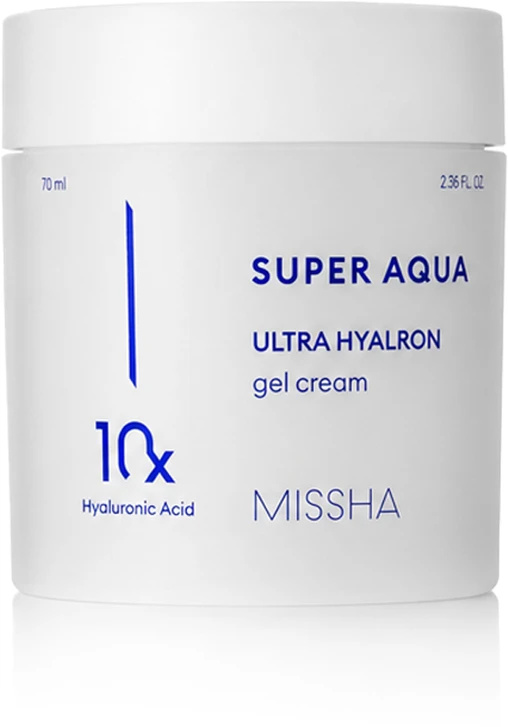 Missha drėkinamasis odos gelio kremas Super Aqua (Ultra Hyalron Gel Kreminis) 70 ml