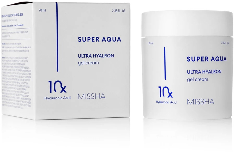 Missha drėkinamasis odos gelio kremas Super Aqua (Ultra Hyalron Gel Kreminis) 70 ml