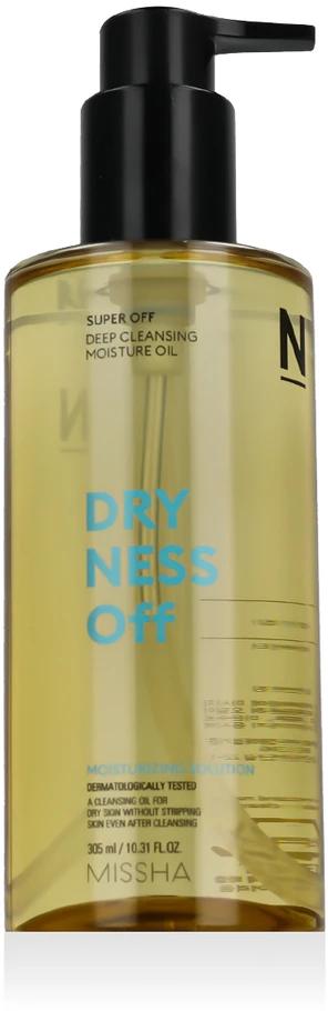Missha valomasis aliejus sausai odai Super Off Dryness Off (Deep Cleansing Moisture Oil), 305 ml