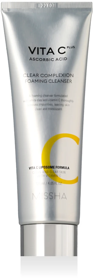 Missha Valomosios putos su vitaminu C "Vita C Plus Clear Complexion" (putojančios "Clean ser") 120 ml