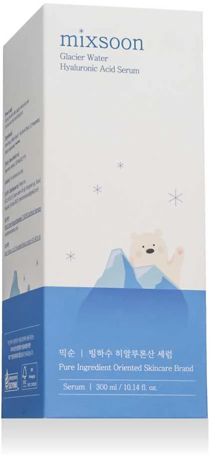 MIXSOON GLACIER WATER HYALURONIC ACID veido serumas, 300 ml