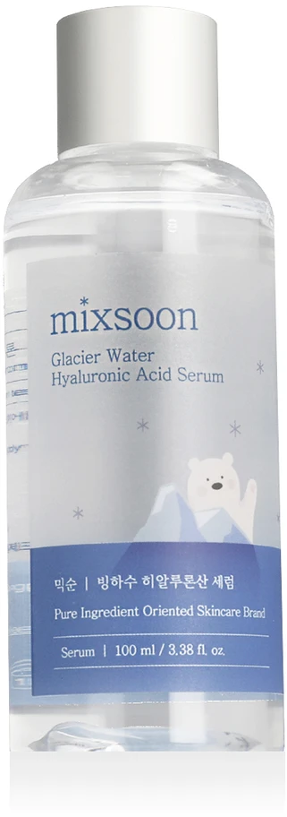 Mixsoon Glacier Vanduo Hyaluronic Acid Serum drėkinamasis veido serumas su hialurono rūgštimi, 100 ml