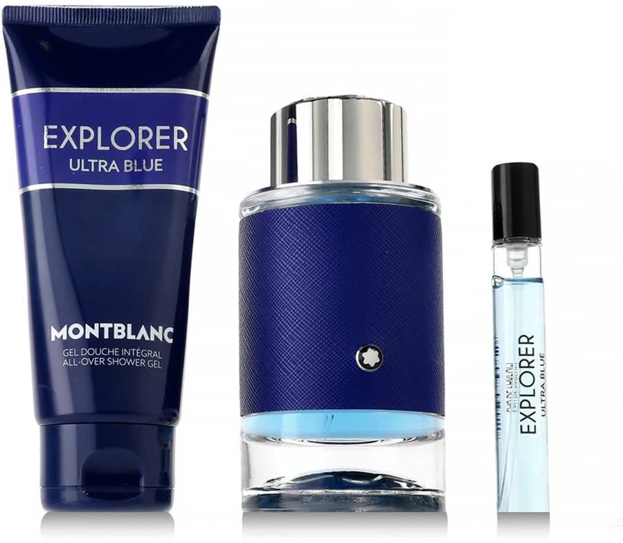 Mont Blanc Montblanc Explorer Ultra Mėlyna EDP 100 ml + EDP MINI 7.5 ml + SG 100 ml (man)