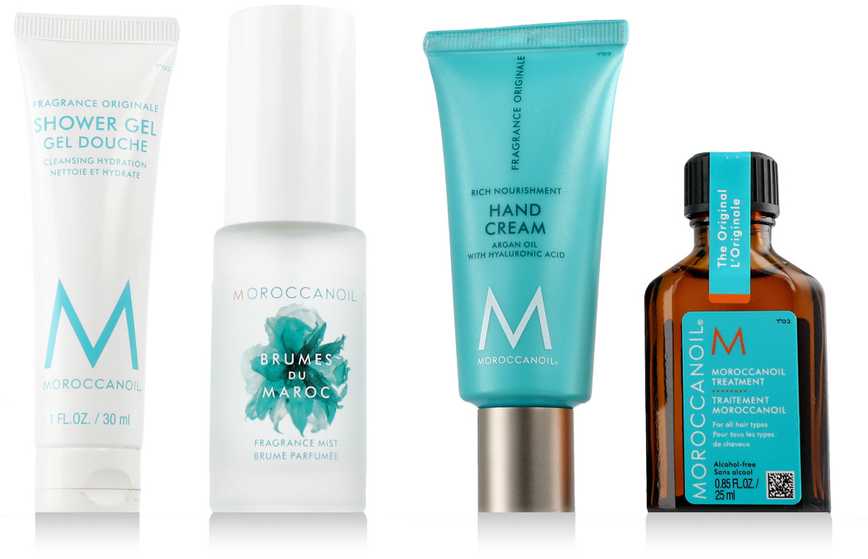 Moroccanoil Body Travel Set kelioninis plaukų ir kūno priežiūros priemonių rinkinys