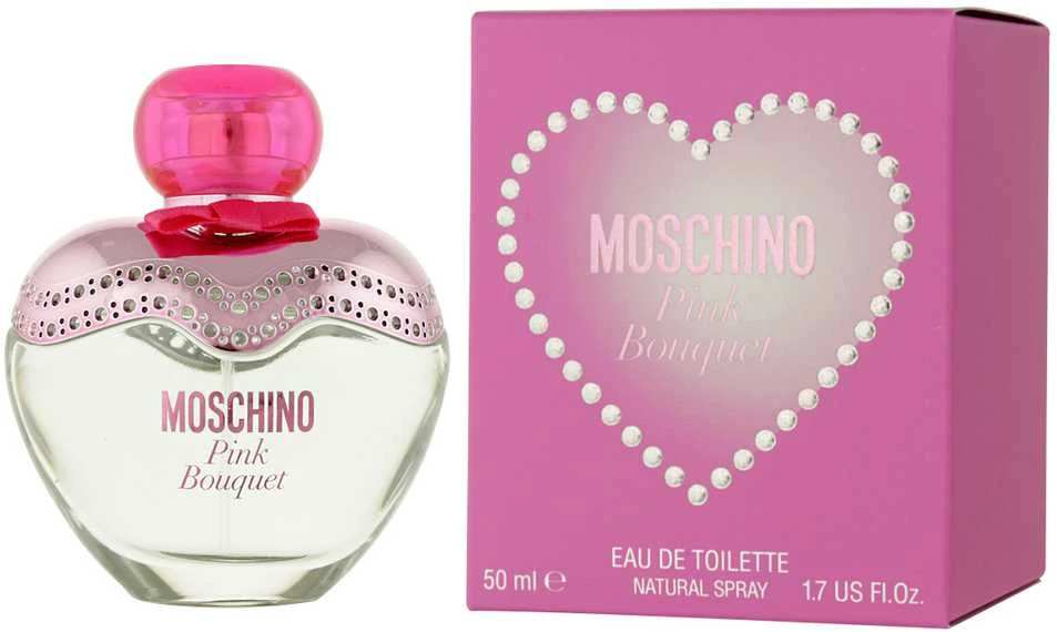Moschino Rožinė Bouquet EDT tualetinis vanduo moterims, 50 ml