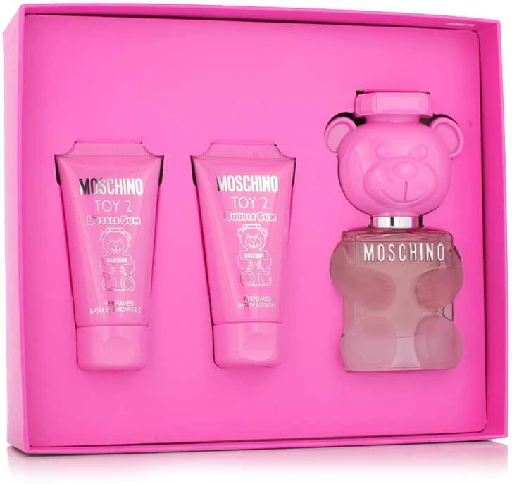 Kvepalų rinkinys moterims Moschino Toy 2 Bubble Gum (EDT, 50 ml + dušo želė, 50 ml + kūno losjonas, 50 ml)