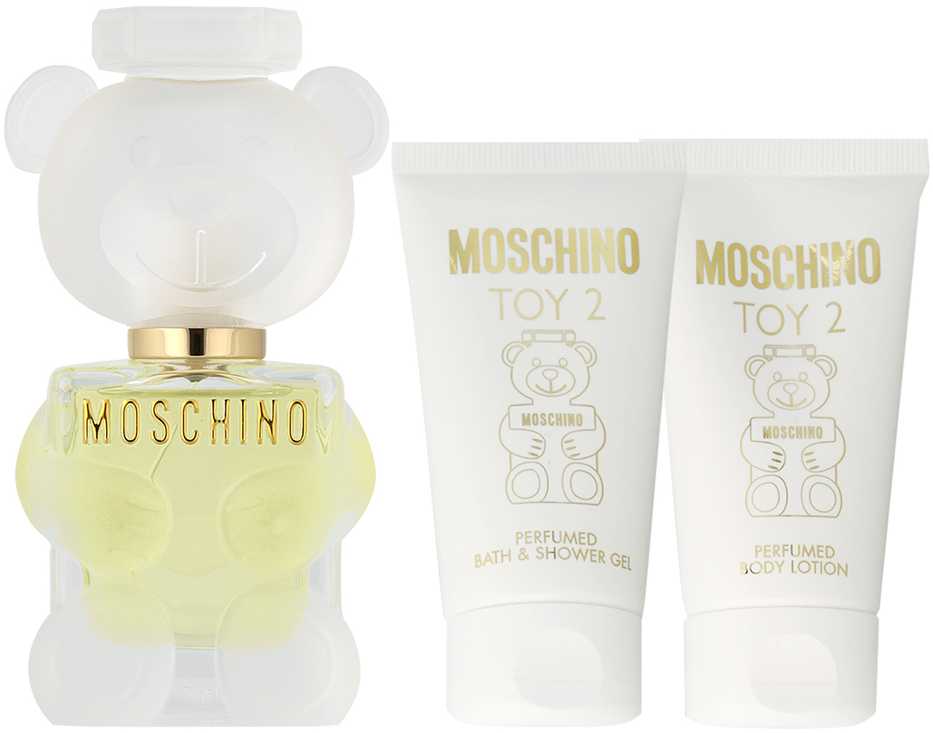 Moschino Toy 2 rinkinys moterims (EDP, 50 ml + kūno losjonas, 50 ml + dušo gelis, 50 ml)