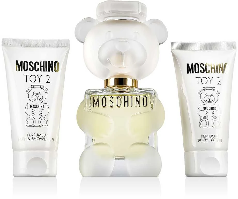 Moschino Toy 2 rinkinys moterims (EDP, 50 ml + kūno losjonas, 50 ml + dušo gelis, 50 ml)