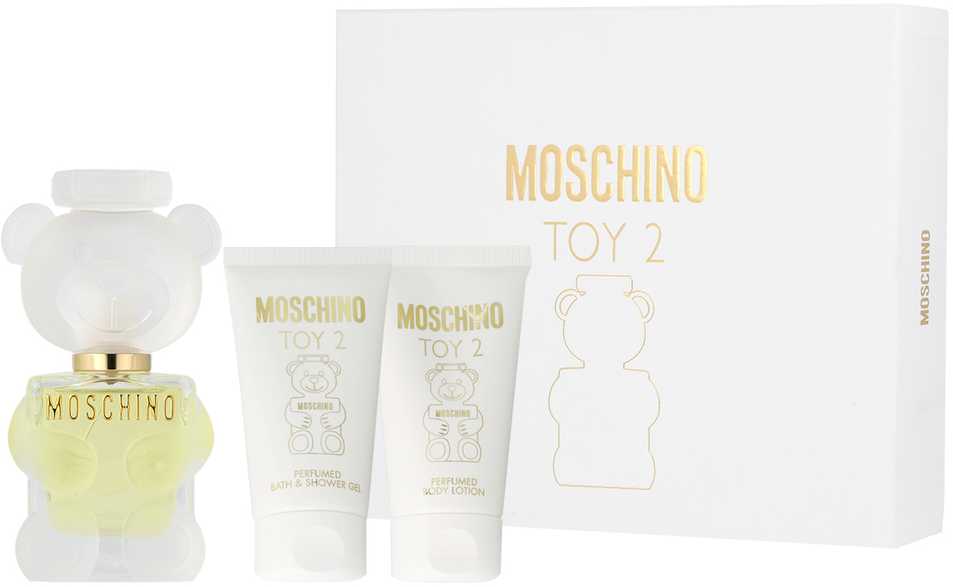 Moschino Toy 2 rinkinys moterims (EDP, 50 ml + kūno losjonas, 50 ml + dušo gelis, 50 ml)