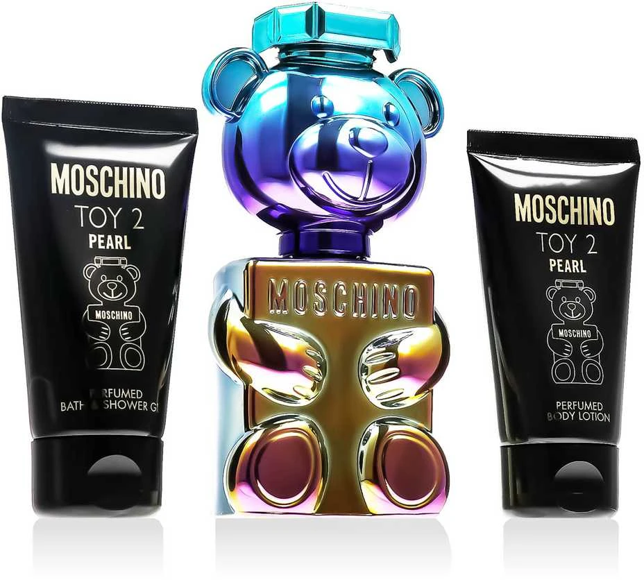 Unisex dovanų rinkinys Moschino Toy 2 Pearl, EDP 50 ml + kūno losjonas 50 ml + dušo želė 50 ml