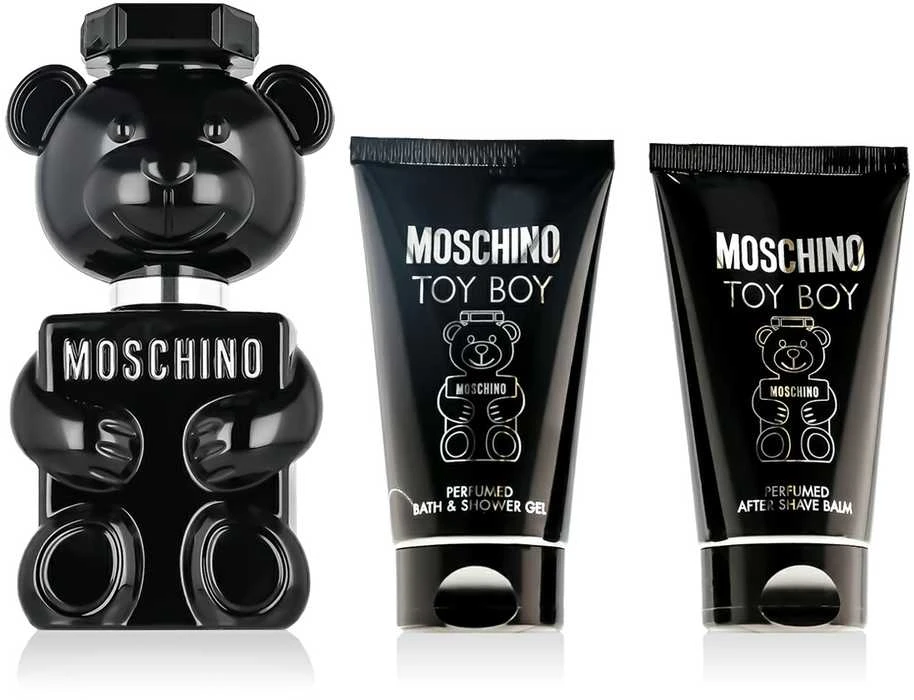 Kvepalų rinkinys vyrams Moschino Toy Boy (EDP, 50 ml + dušo želė, 50 ml + balzamas po skutimosi, 50 ml)