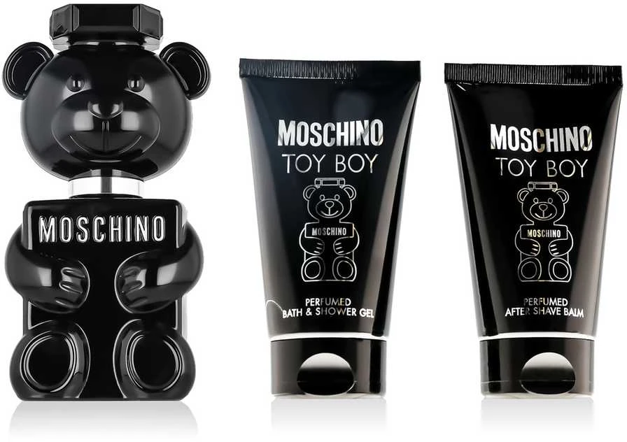 Kvepalų rinkinys vyrams Moschino Toy Boy (EDP, 50 ml + dušo želė, 50 ml + balzamas po skutimosi, 50 ml)