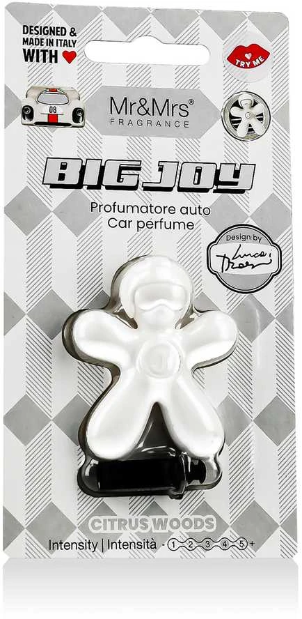 Mr&Mrs Fragrance Big Joy Car Perfume Citrus Woods kvapas automobiliui, 1 vnt.