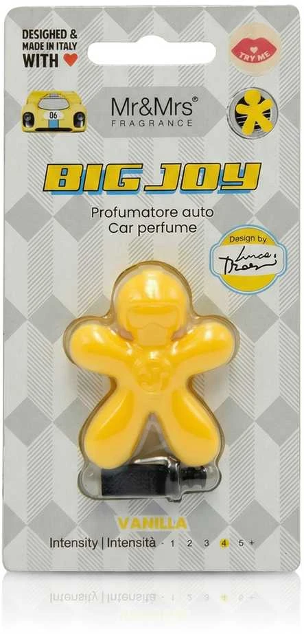 Mr&Mrs Fragrance Big Joy Car Perfume Vanilla kvapas automobiliui, 1 vnt.