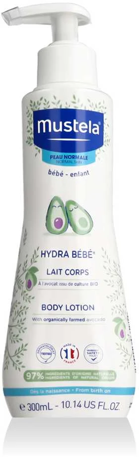 Mustela Hydra Bébé Losjonas kūnui kūno losjonas vaikams, 300 ml